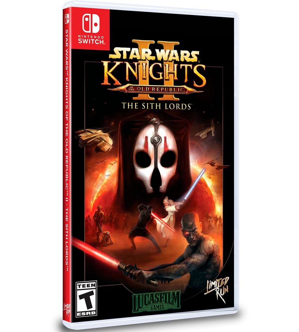 Edición física de Star Wars Knights of the Old Republic II para Nintendo Switch