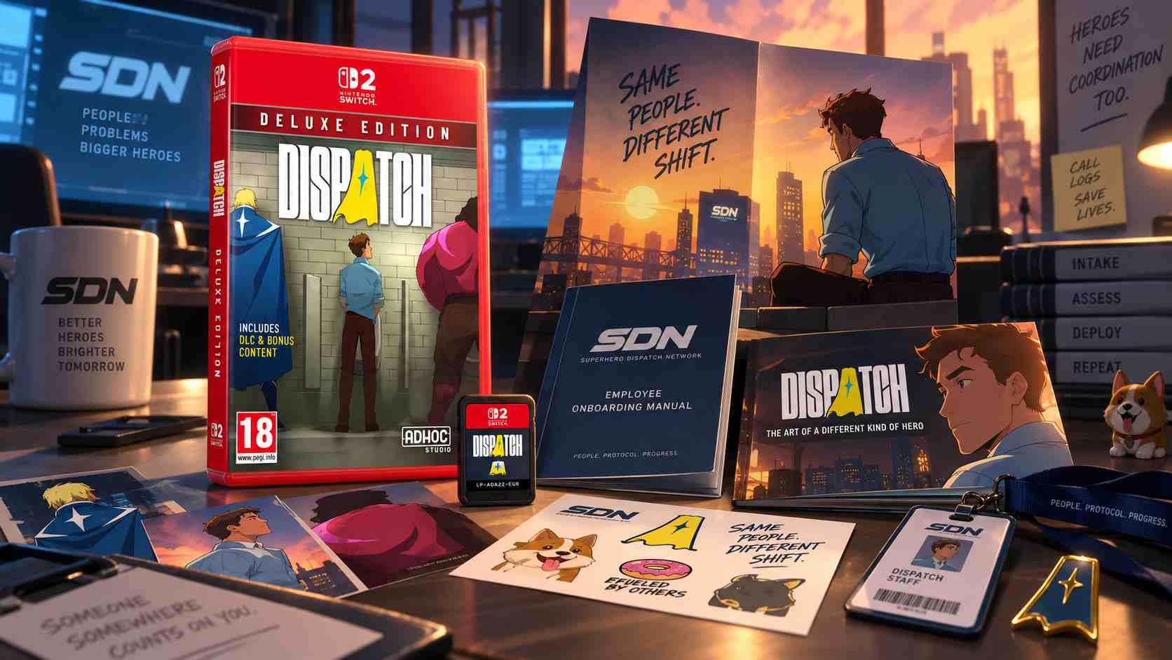 Dispatch Deluxe Edition en formato físico para Nintendo Switch 2